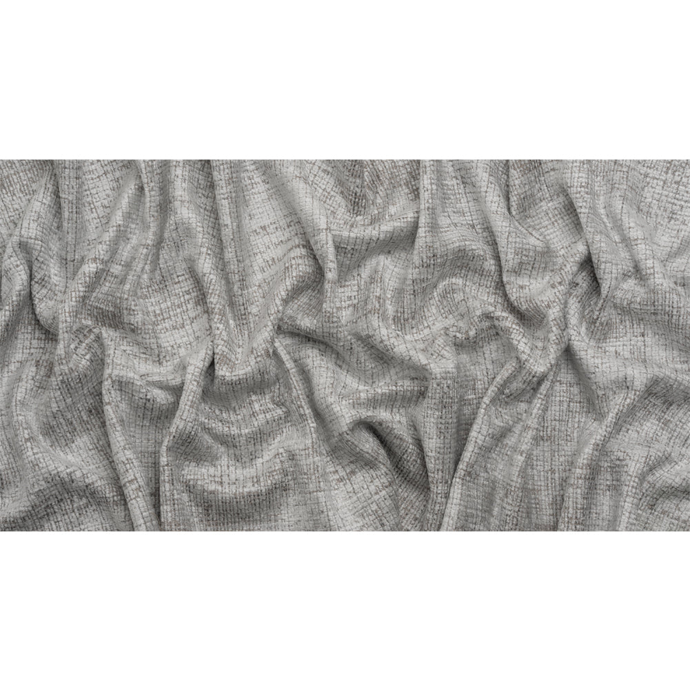 Ice Distressed Look Chenille Upholstery Woven Full