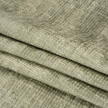 Seafoam Distressed Look Chenille Upholstery Woven Folded