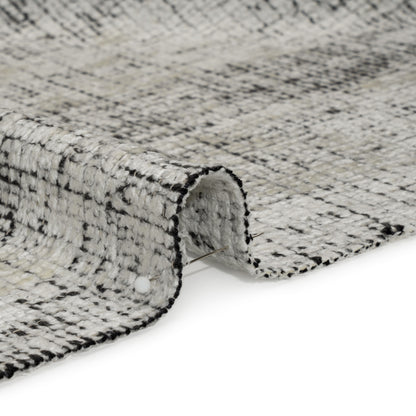 Tuxedo Distressed Look Chenille Upholstery Woven Detail
