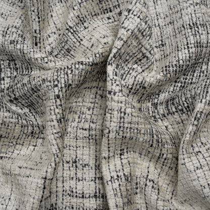 Tuxedo Distressed Look Chenille Upholstery Woven