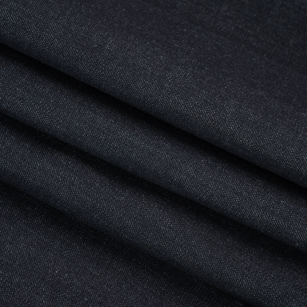 Indigo Stretch Cotton Denim - 12oz Folded