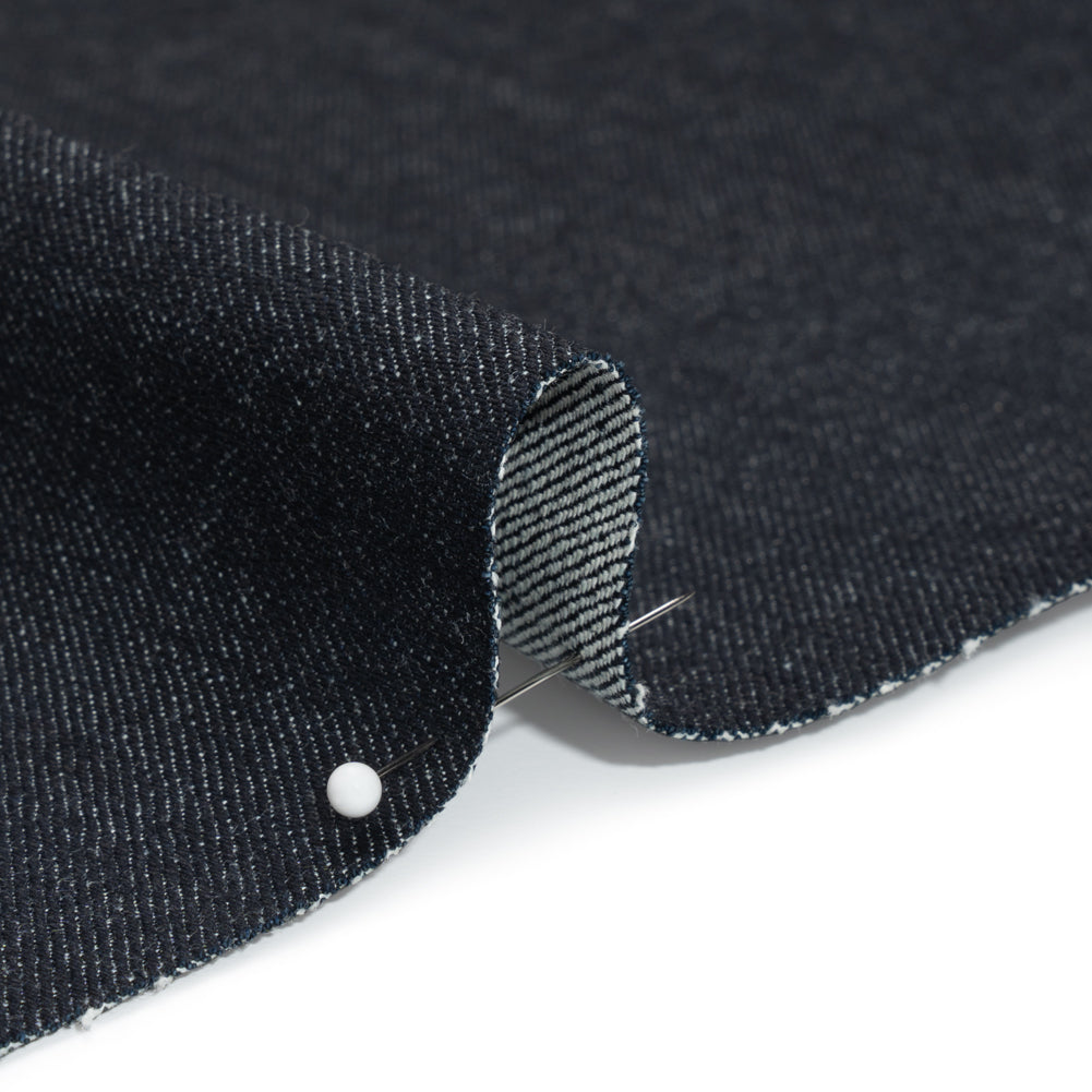 Indigo Stretch Cotton Denim - 12oz Detail