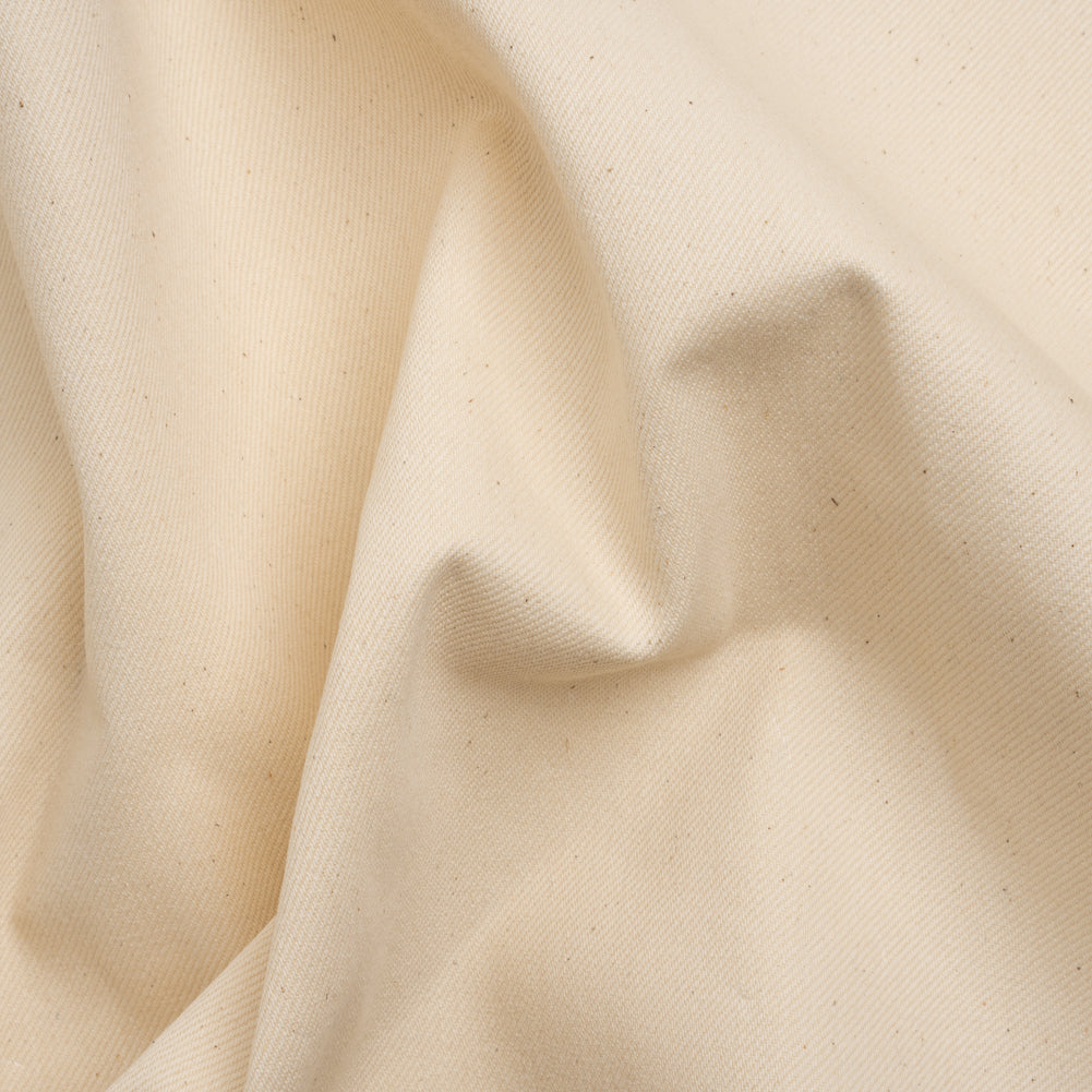 Greige Stretch Cotton Denim - 11oz