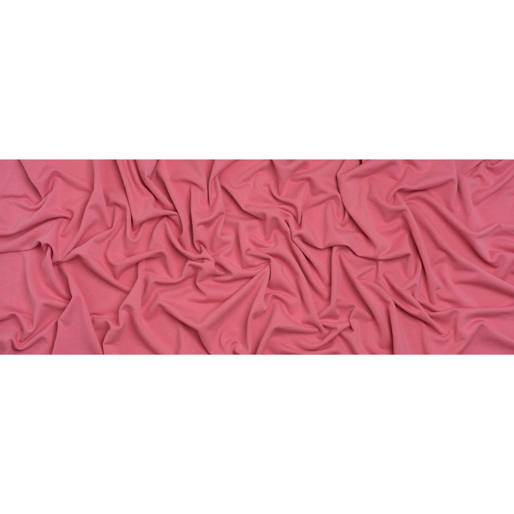 Cotton and Polyester French Terry - Rose Pink - Deadstock