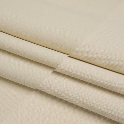 Polyester and Viscose Pique Knit - Ecru - Deadstock