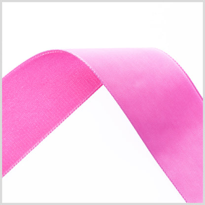 1.375" Shocking Pink Nylon Velvet Ribbon Detail