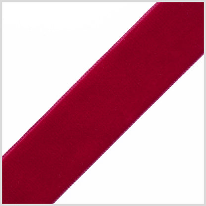 1.375" Wine Nylon Velvet Ribbon