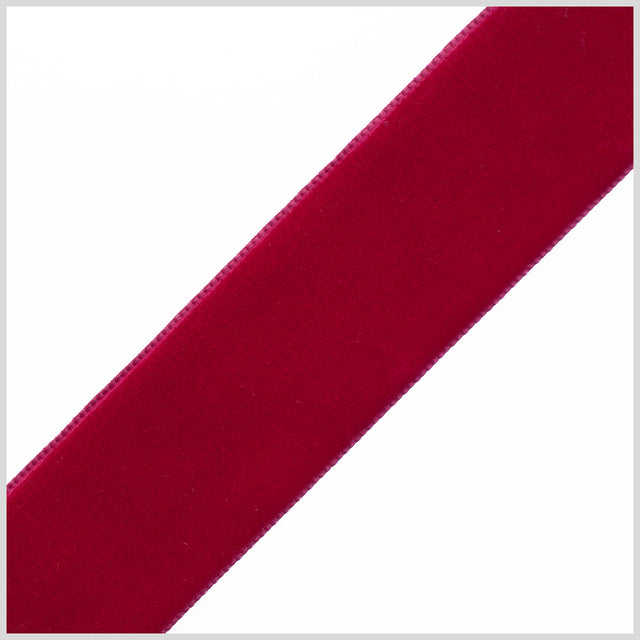 1.375" Wine Nylon Velvet Ribbon