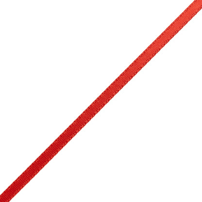 Satin Ribbon Double Faced - 0.125" - Stem Red
