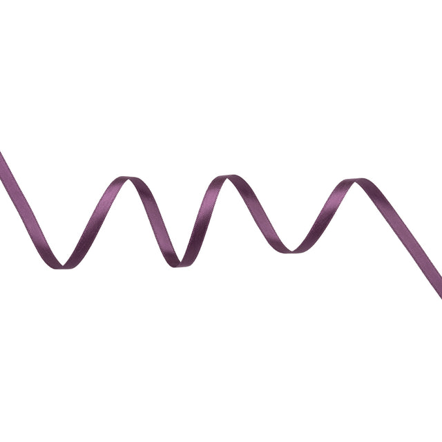 Satin Ribbon Double Faced - 0.25" - Purple