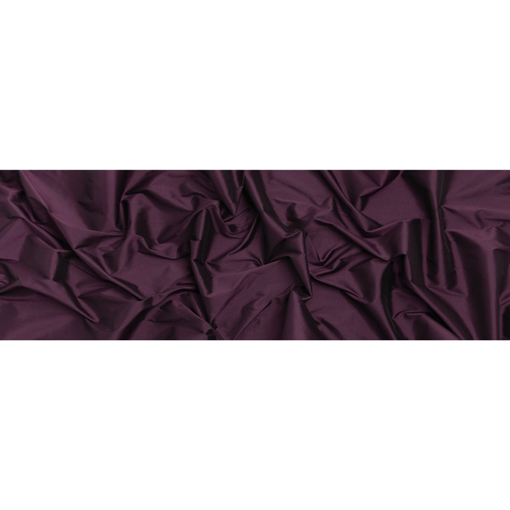 Polyester Taffeta - Plain Dyed Aubergine - Bellamy Collection Full