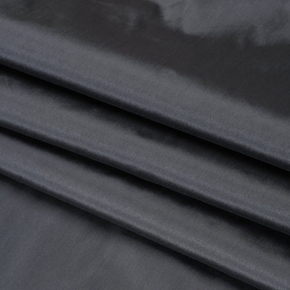 Polyester Taffeta - Plain Dyed Charcoal - Bellamy Collection Folded