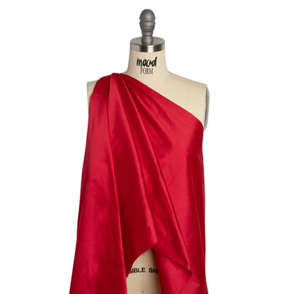 Polyester Taffeta - Plain Dyed Shock Value Red - Bellamy Collection Drape