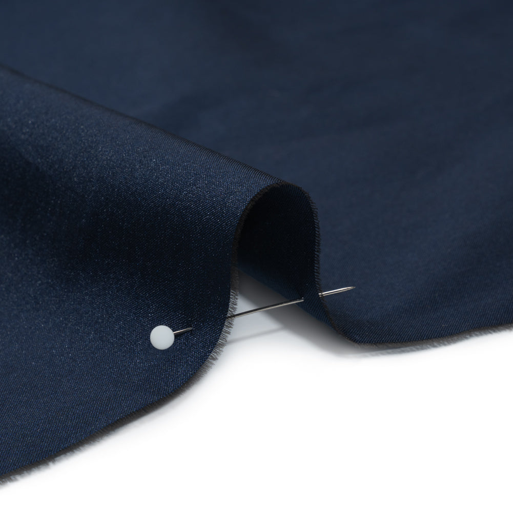 Polyester Taffeta - Plain Dyed Black Iris - Bellamy Collection Detail