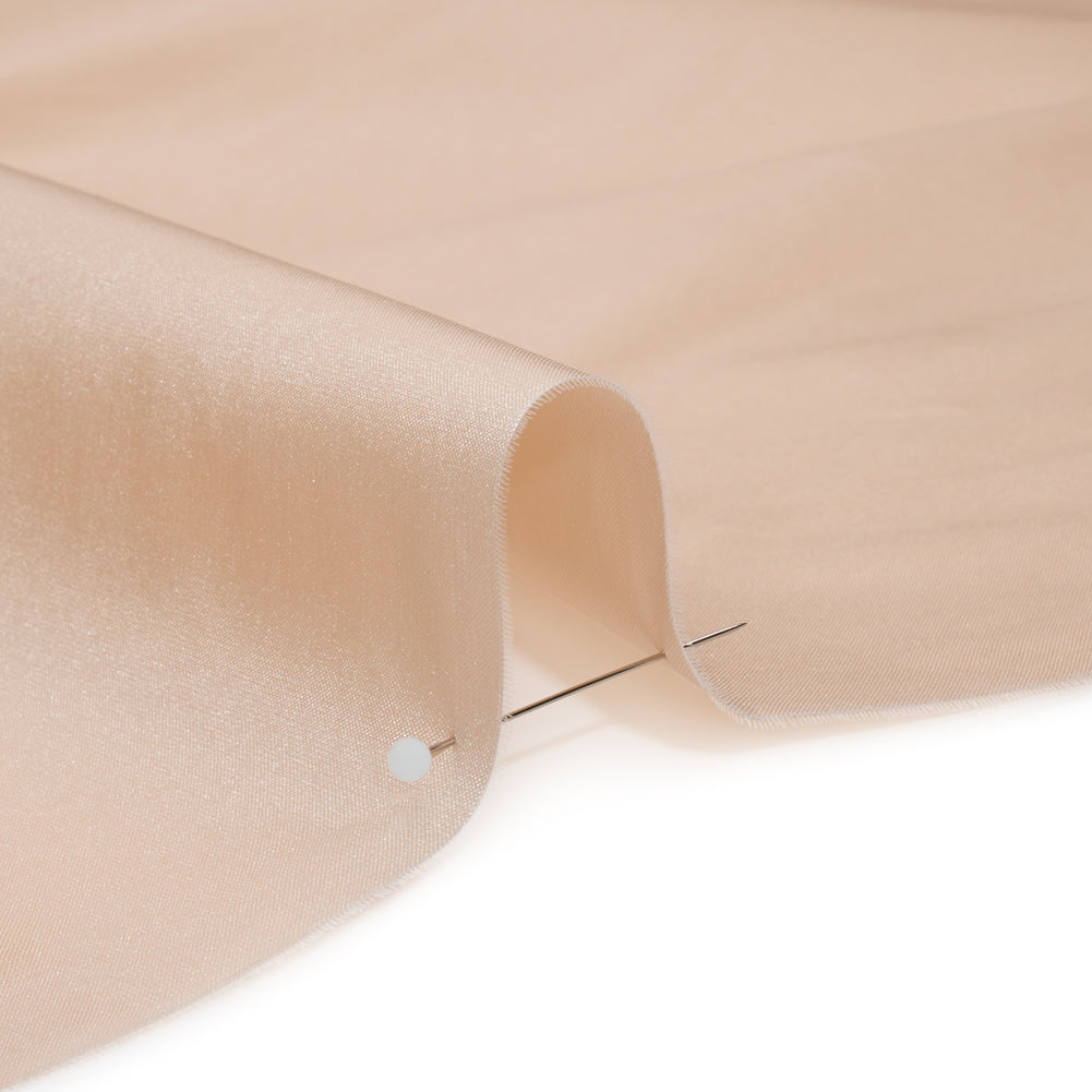 Polyester Taffeta - Plain Dyed Beige - Bellamy Collection Detail