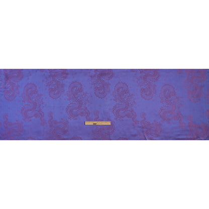Dragons Jacquard Lining - Purple and Pink Bi-Color