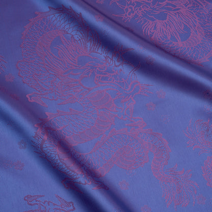 Dragons Jacquard Lining - Purple and Pink Bi-Color