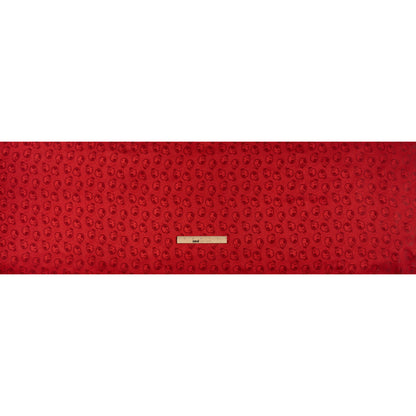 Skulls Jacquard Lining - Red and Maroon Bi-Color