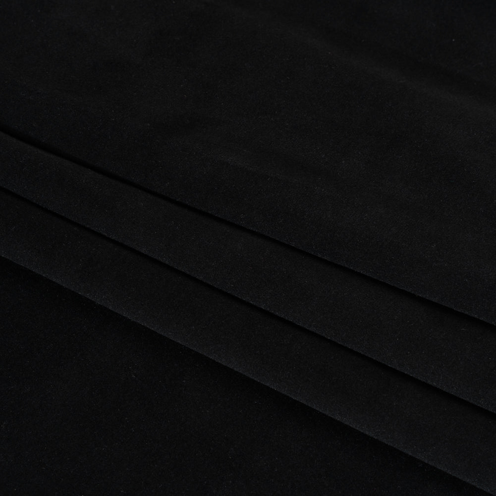Cotton Velveteen - Black - Deadstock Folded