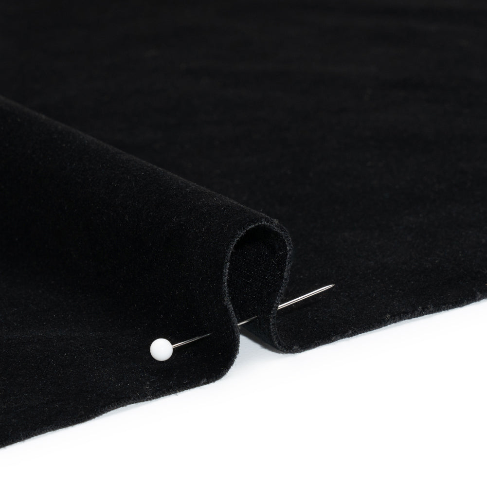 Cotton Velveteen - Black - Deadstock Detail
