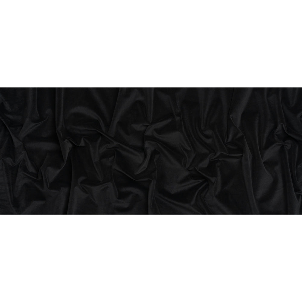 Cotton Velveteen - Black - Deadstock Full