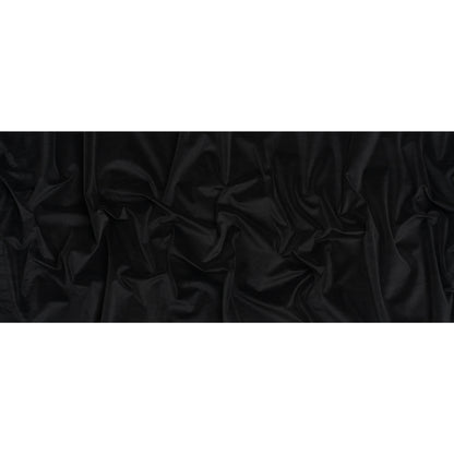Cotton Velveteen - Black - Deadstock Full