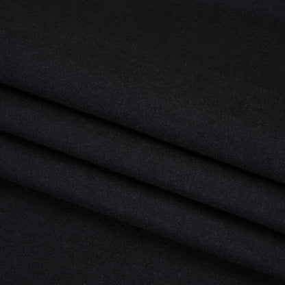 Brushed Wool Blend Coating - Dark Cool Gray - Deadstock Folded