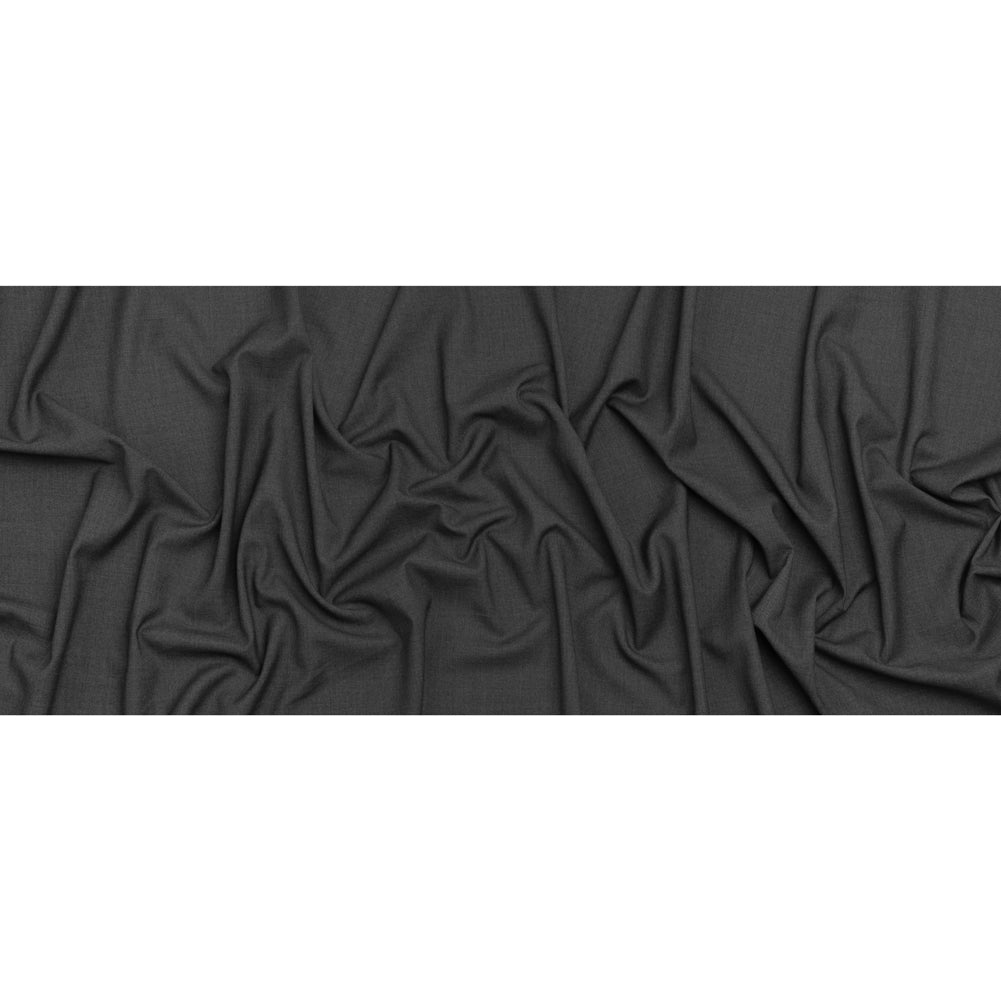 Wool Twill Suiting - Heathered Cool Gray - Deadstock Full