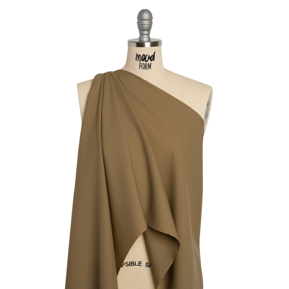 Wool Suiting - Tan - Deadstock Drape