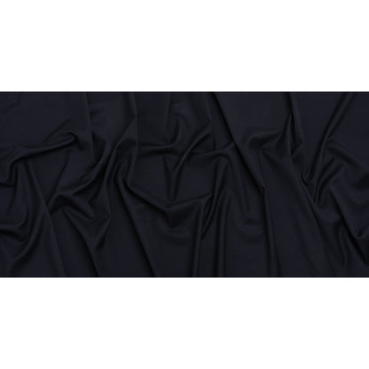 Stretch Creped Wool Suiting - Navy - Deadstock Full