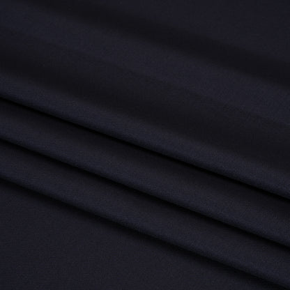 Wool Twill Suiting - Navy - Deadstock Folded