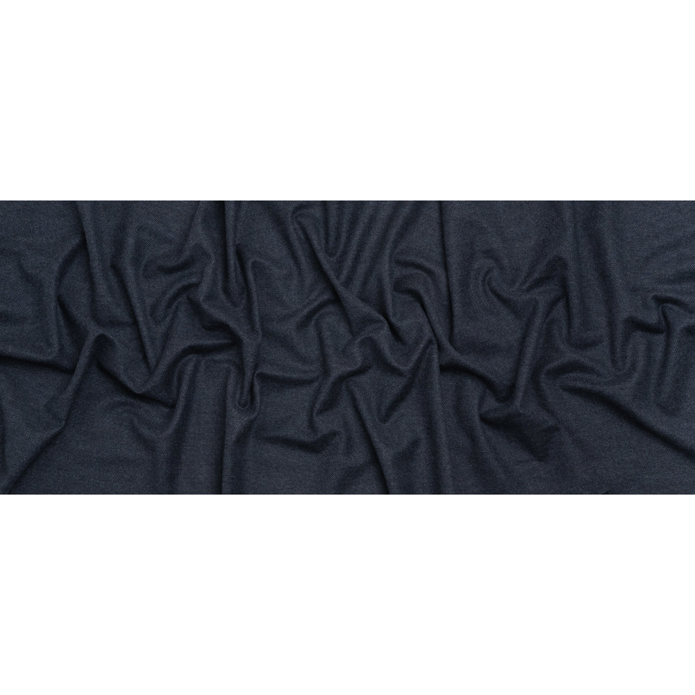 Wool Woven - Blue and Charcoal - Deadstock Full