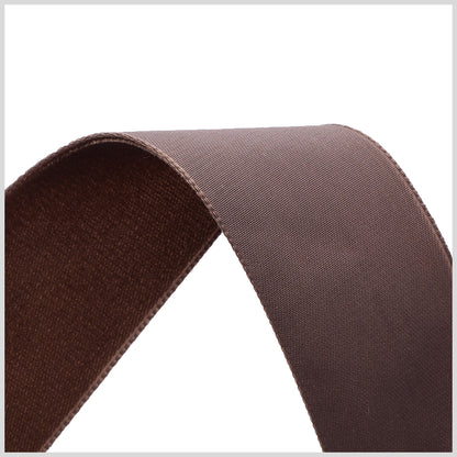 1.375" Brown Nylon Velvet Ribbon Detail