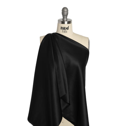 Double-Face Silk Charmeuse 36mm - Black