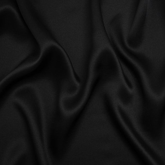 Double-Face Silk Charmeuse 36mm - Black
