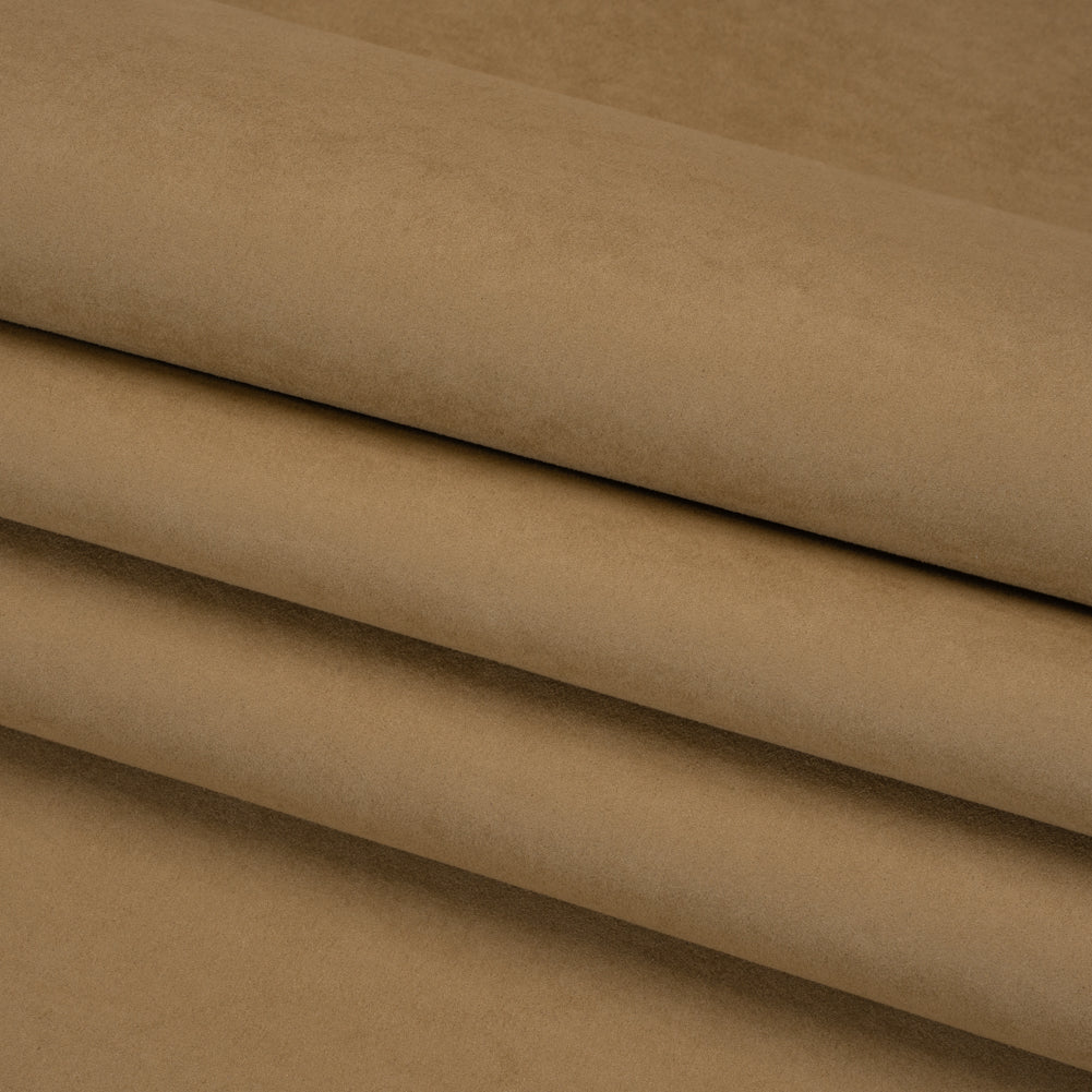 Upholstery Faux Suede - Walnut - Lyndhurst Collection Folded