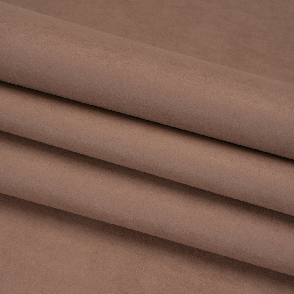 Upholstery Faux Suede - Rosewood - Lyndhurst Collection Folded
