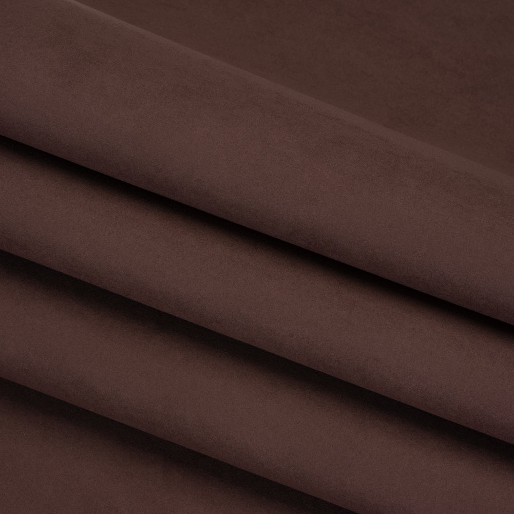 Upholstery Faux Suede - Plum - Lyndhurst Collection Folded