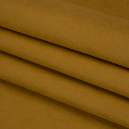 Upholstery Faux Suede - Gold - Lyndhurst Collection Folded