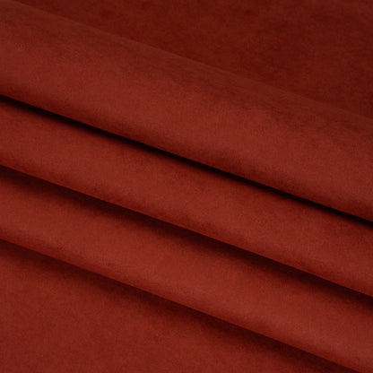 Upholstery Faux Suede - Brick Red - Lyndhurst Collection Folded