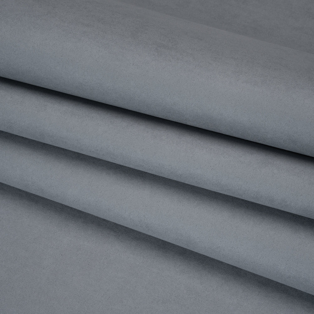 Upholstery Faux Suede - Sky Blue - Lyndhurst Collection Folded