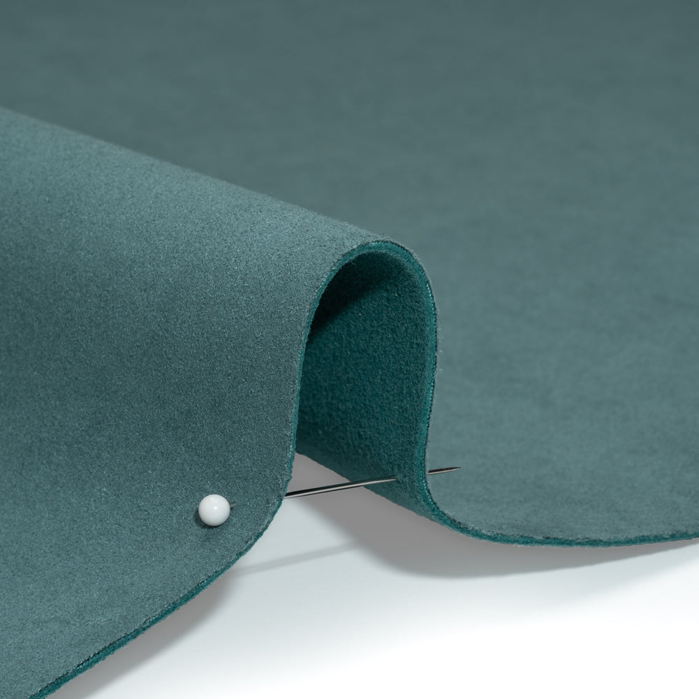 Upholstery Faux Suede - Teal Green - Lyndhurst Collection Detail
