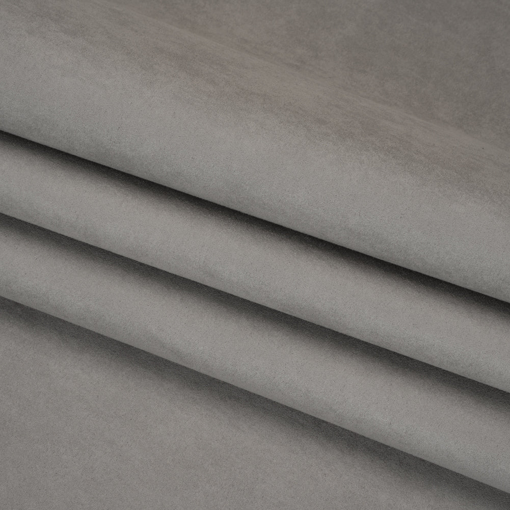 Upholstery Faux Suede - Silver - Lyndhurst Collection Folded