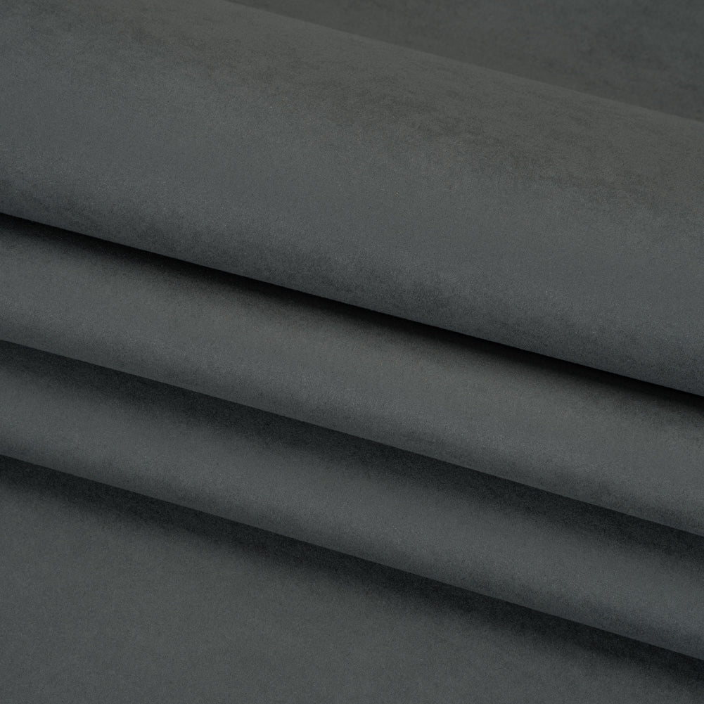 Upholstery Faux Suede - Gray - Lyndhurst Collection Folded