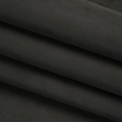 Upholstery Faux Suede - Ebony - Lyndhurst Collection Folded