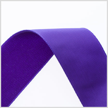 1.375" Purple Nylon Velvet Ribbon Detail