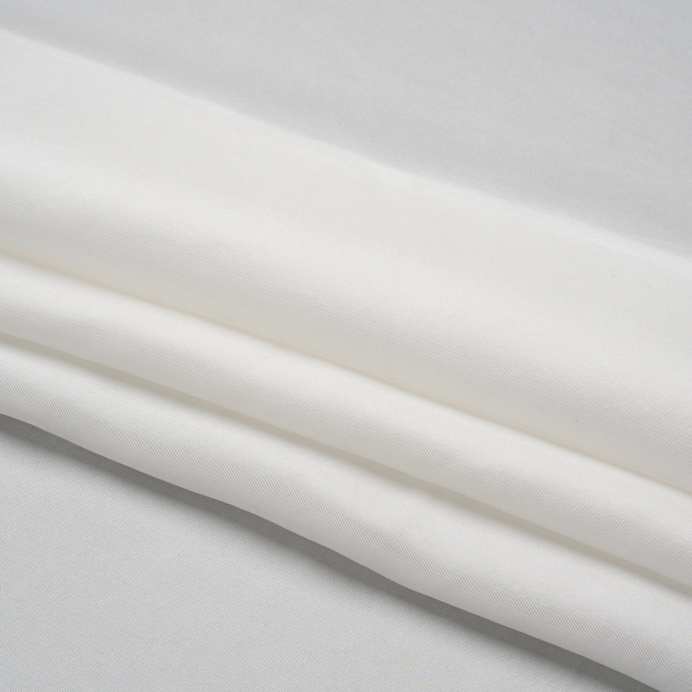 Washed Silk Twill 18mm - Off-White