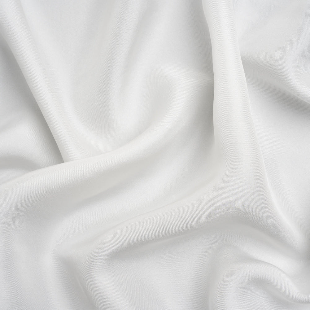 Washed Silk Twill 18mm - Off-White
