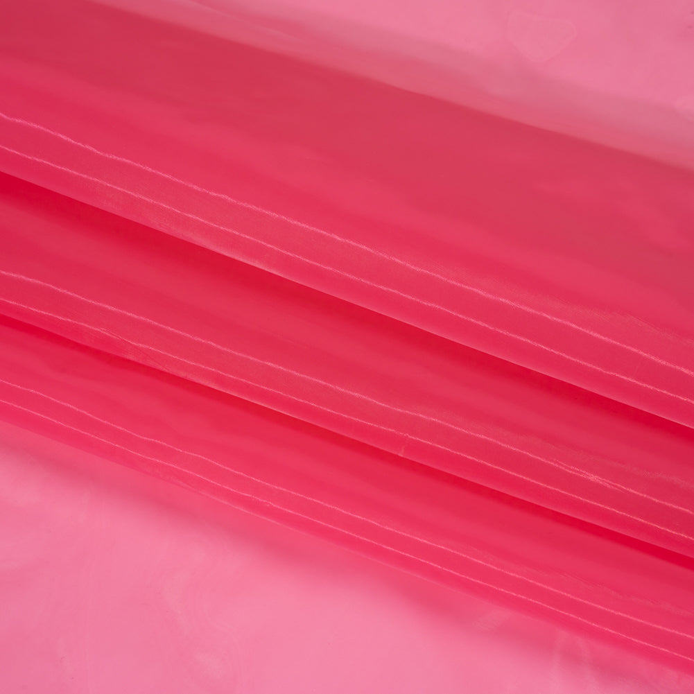 Smooth Organza - Hot Pink - Portia Collection Folded