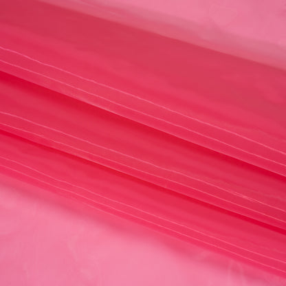 Smooth Organza - Hot Pink - Portia Collection Folded